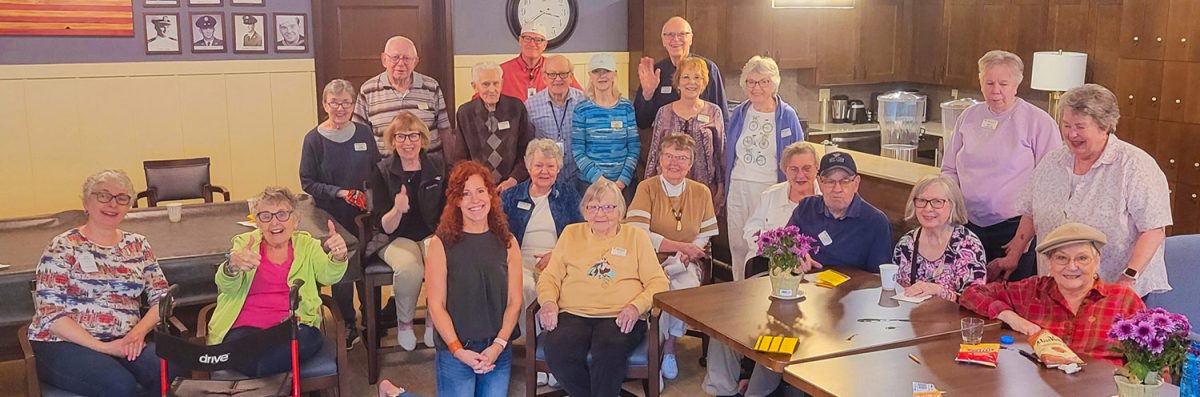 Group of residents of Wesley Bradley Park