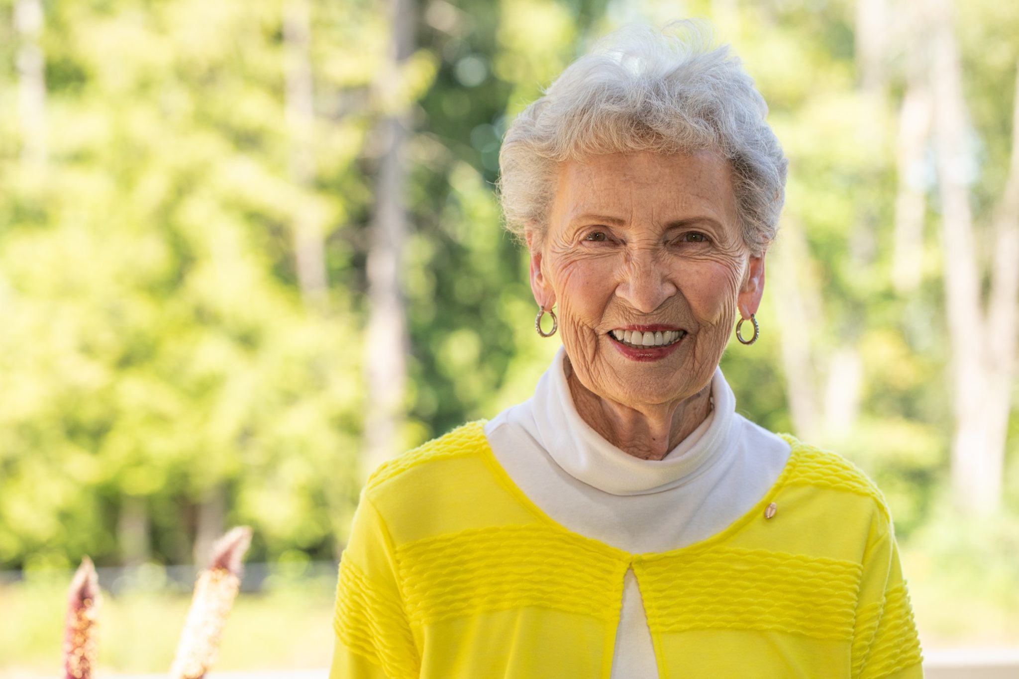 Woman posing for camera
